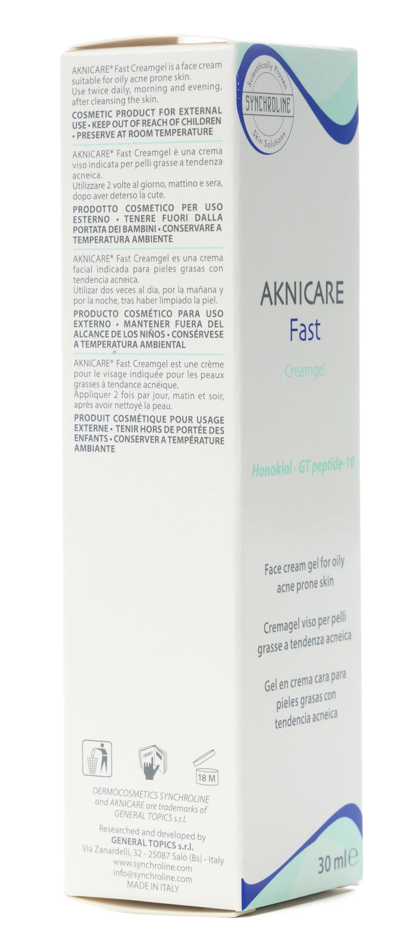 Aknicare Fast Cream Gel 30 Ml