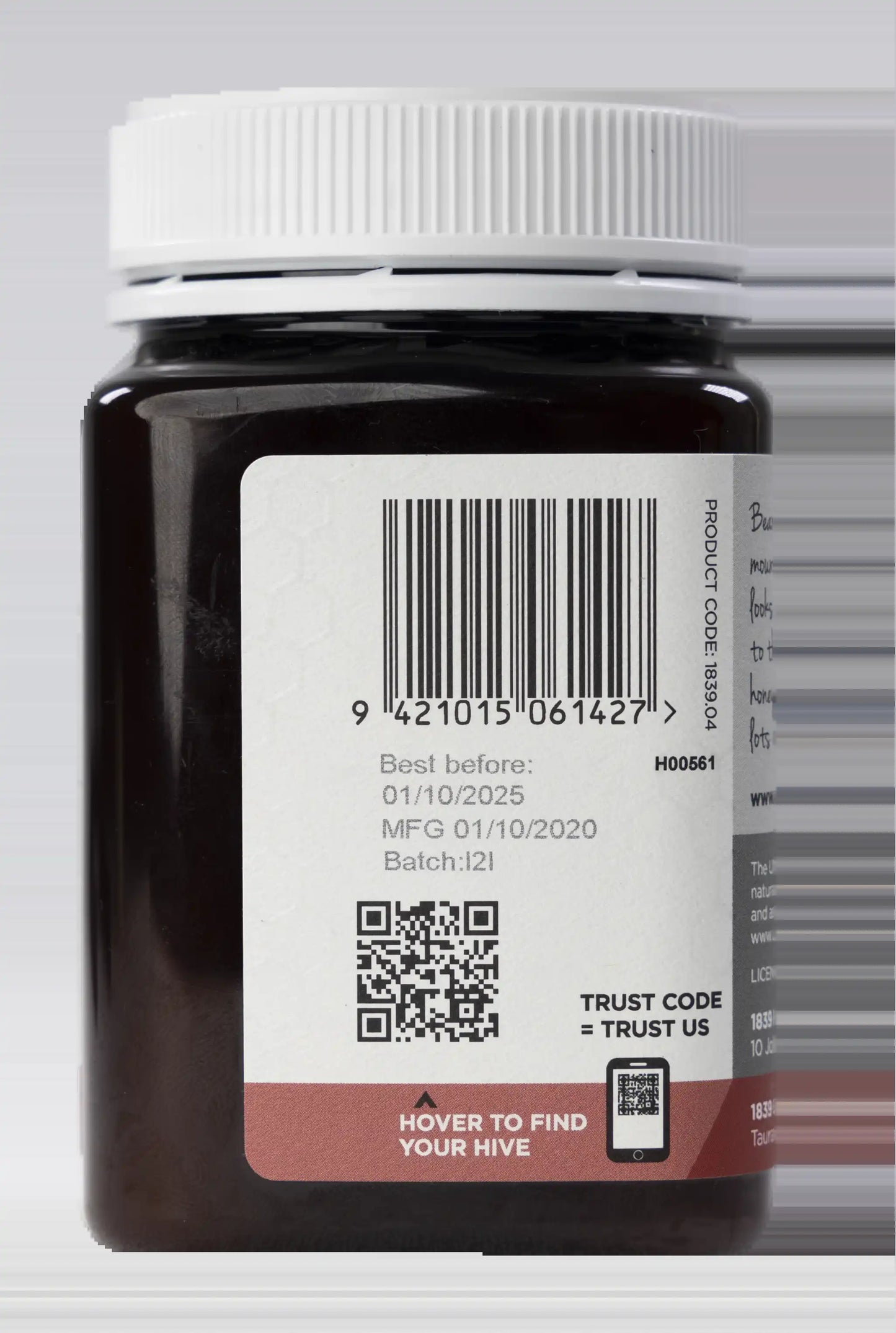 1839 Triple Churned Manuka Honey Kids UMF 8+ 500 gm