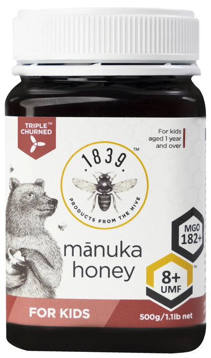 1839 Triple Churned Manuka Honey Kids UMF 8+ 500 gm