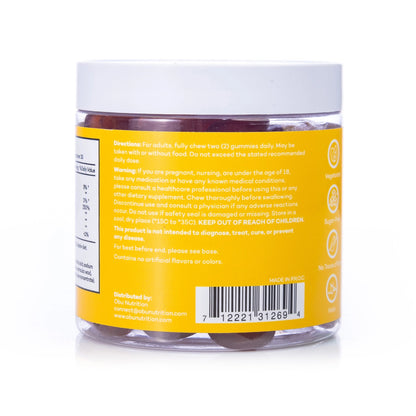 OBU Vitamin D3 Gummies Peach Flavor 60 Gummies