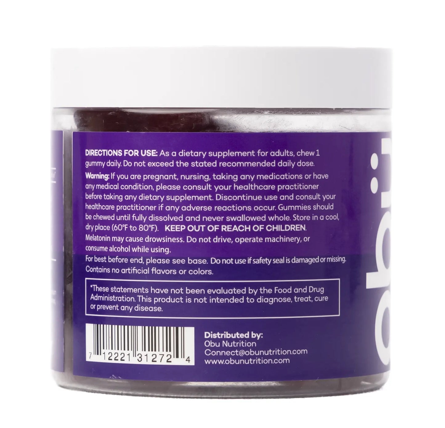 OBU Extra Strength Sleep Gummies 60 Gummies