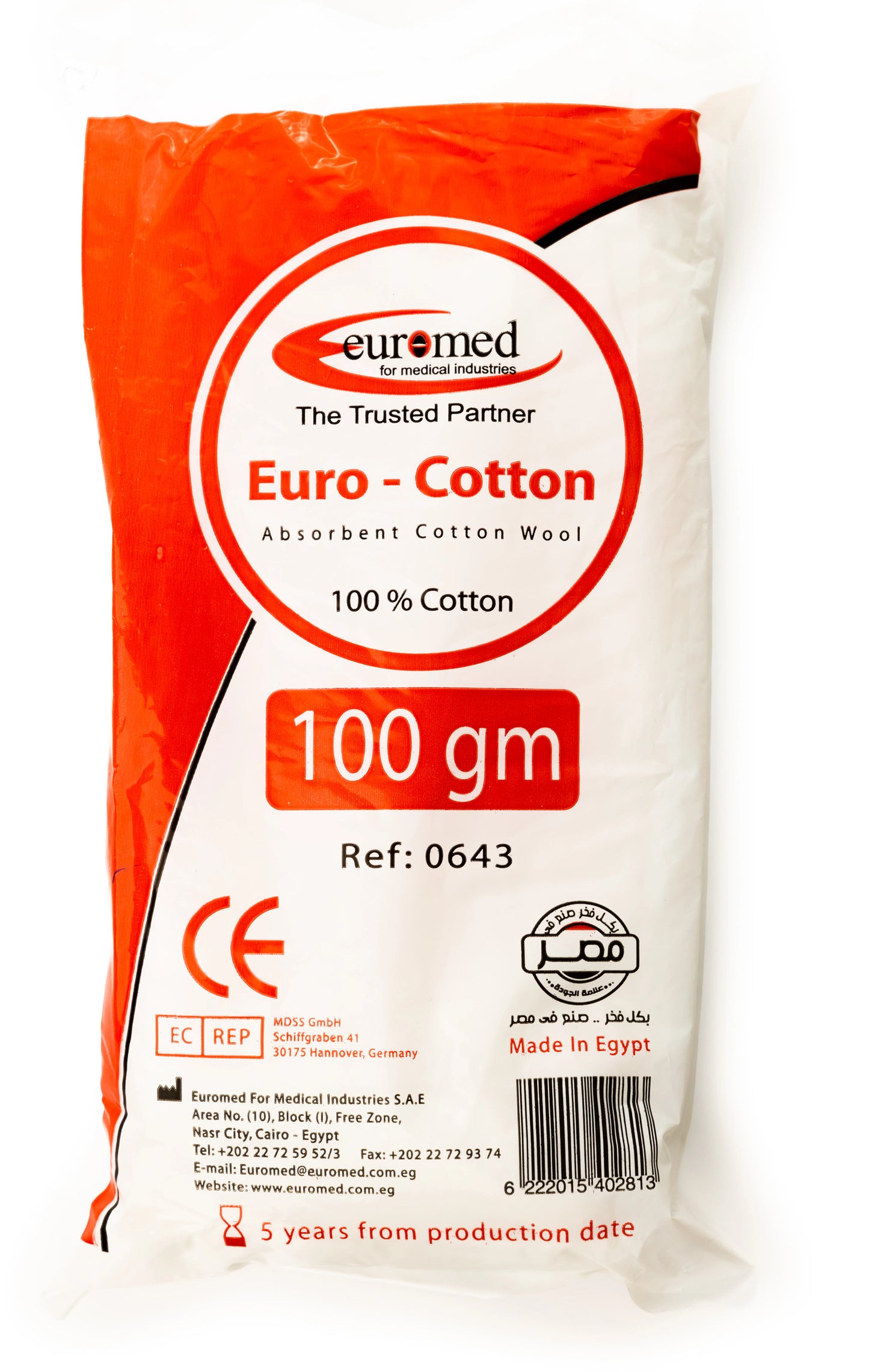 Euromed Cotton 100 Gm