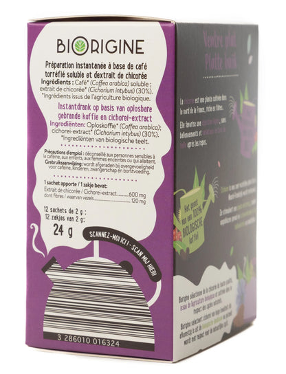 Biorigine Chicory Slim Coffee Flat Stomach 12 Sachets