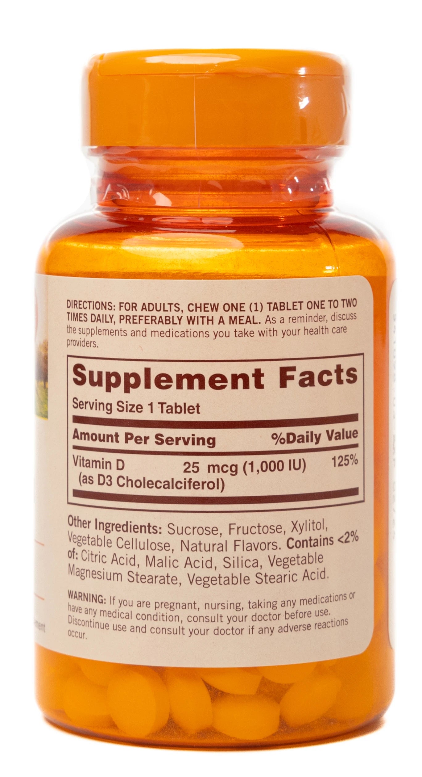 Sundown Vitamin D3 1000IU 120 Chewable Tablets