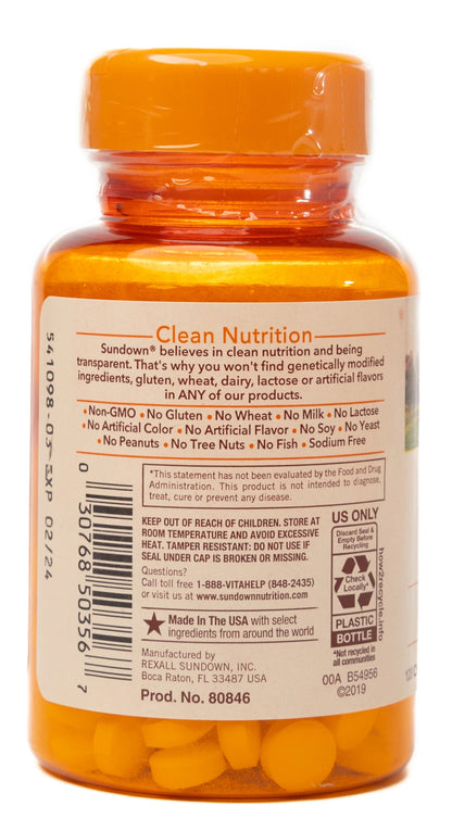 Sundown Vitamin D3 1000IU 120 Chewable Tablets
