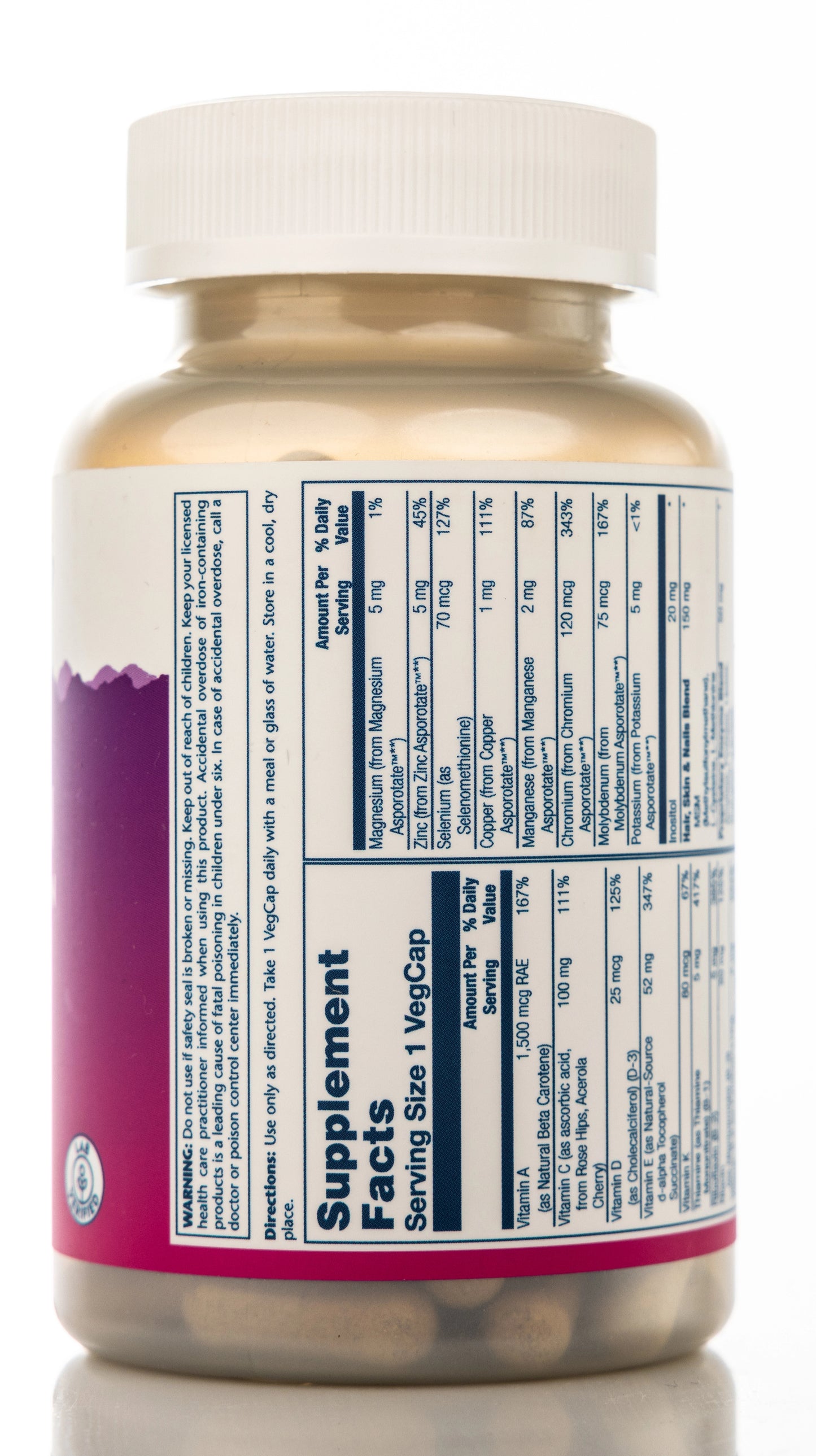 Solaray Once Daily Active Woman multivitamin 90 Capsules