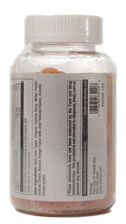 Solaray Vitamin-C 250 mg 60 Gummies
