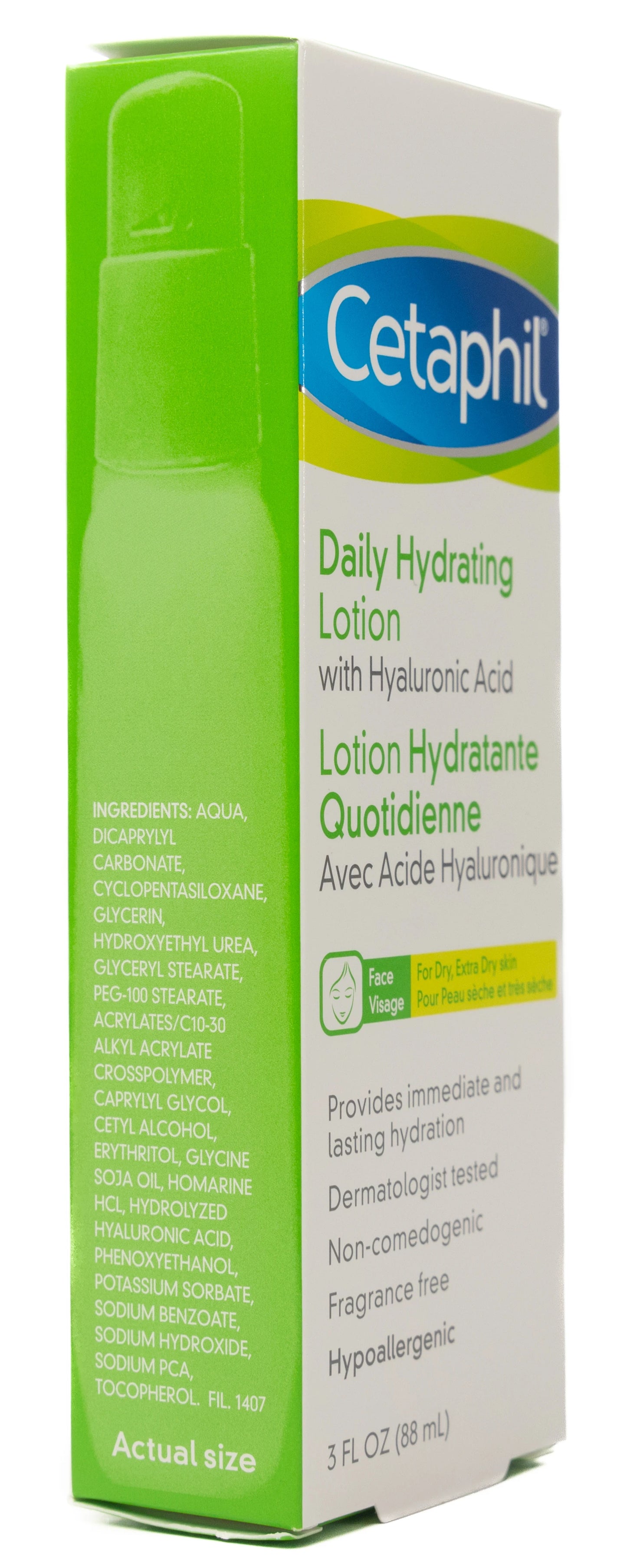 Cetaphil Daily Hydrating Lotion with Hyaluronic Acid 88 Ml