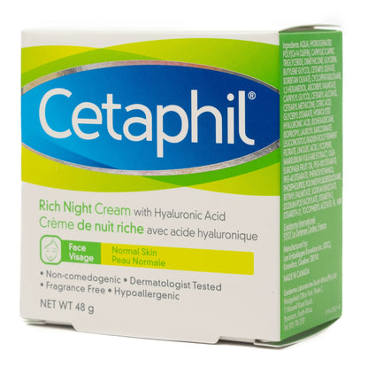 Cetaphil Rich Night Cream with Hyaluronic Acid 48 Gm