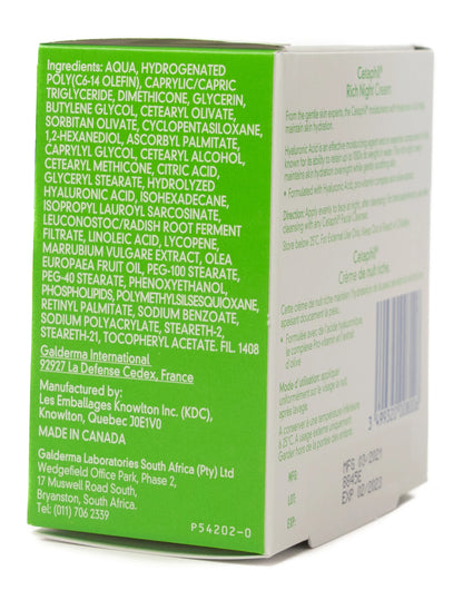 Cetaphil Rich Night Cream with Hyaluronic Acid 48 Gm