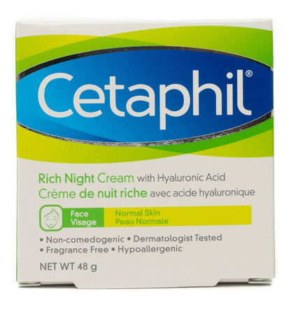 Cetaphil Rich Night Cream with Hyaluronic Acid 48 Gm