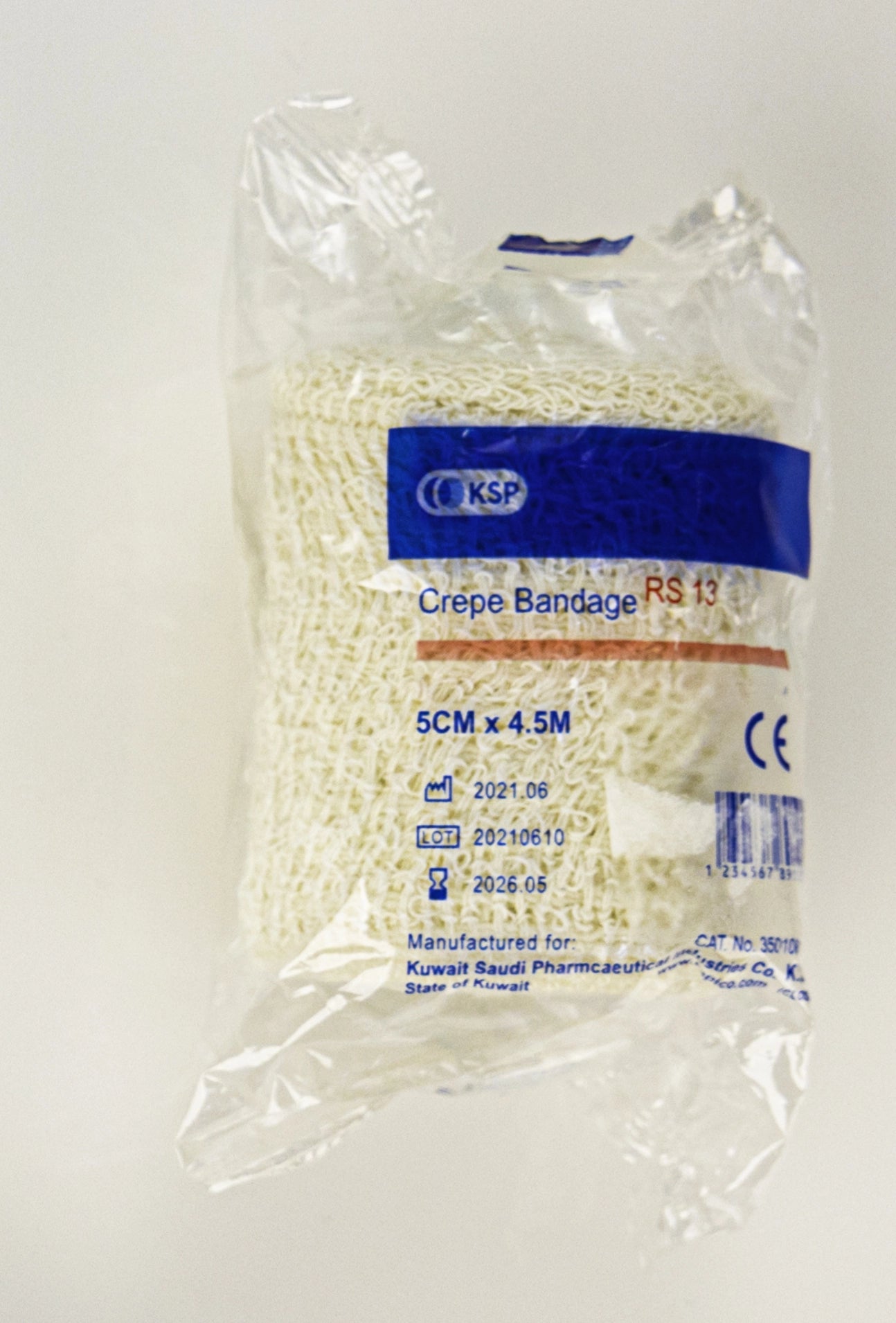Ksp Crepe Bandage Rs 5 Cm X 4.5 M