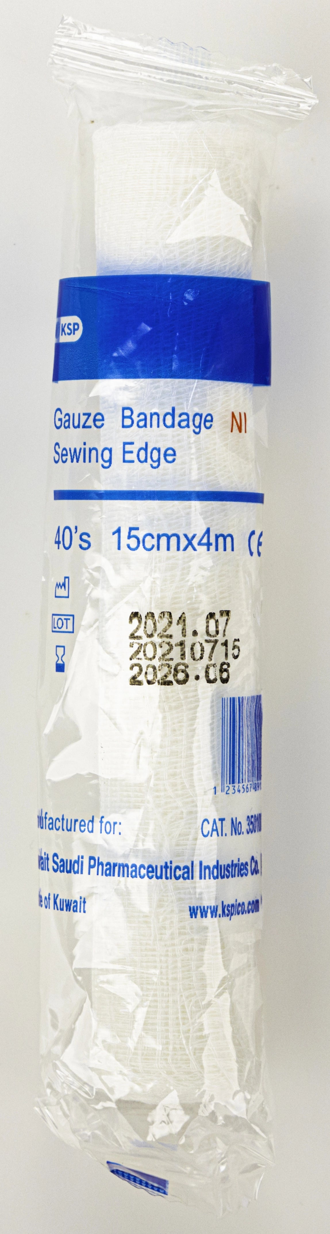Ksp Gauze Bandage 15 Cm X 4 M