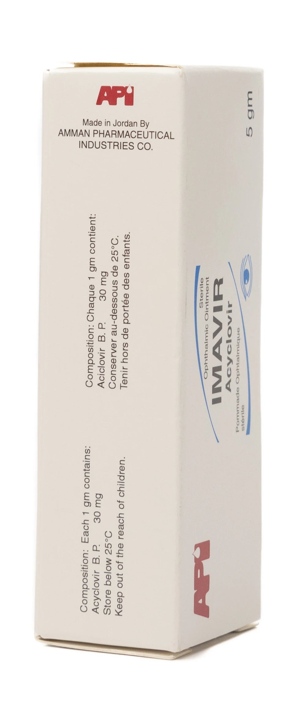 Imavir Opthalmic Eye Ointment 5Gm