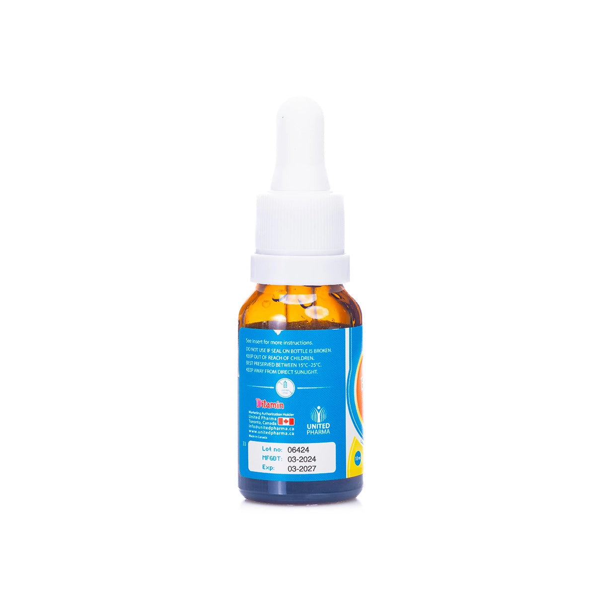 Ditamin Babyvit Vitamin D3 100 IU Drops 10Ml