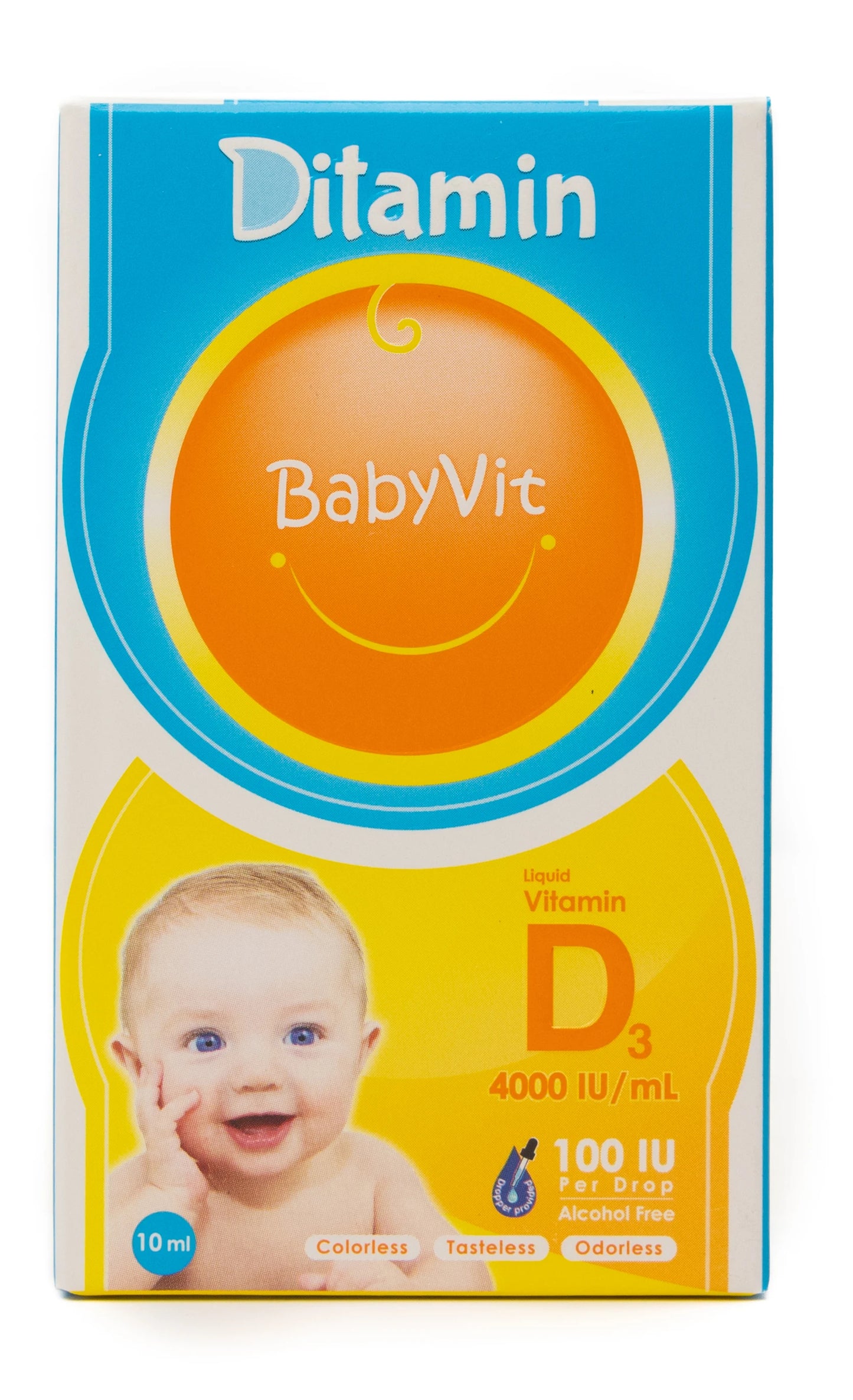 Ditamin Babyvit Vitamin D3 100 IU Drops 10Ml