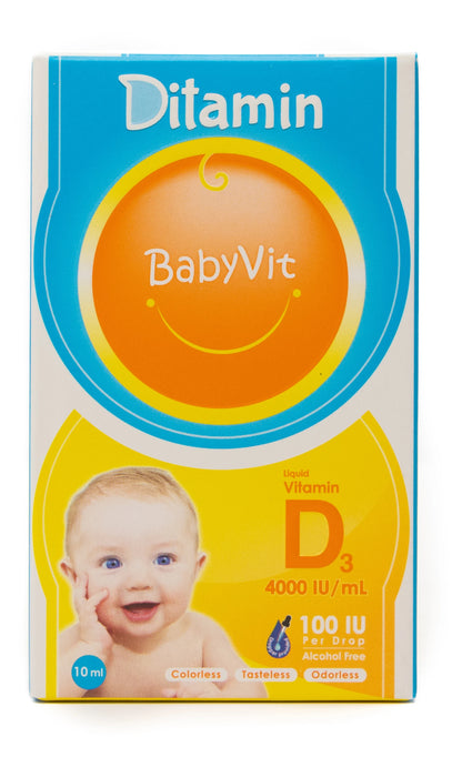 Ditamin Babyvit Vitamin D3 100 IU Drops 10Ml