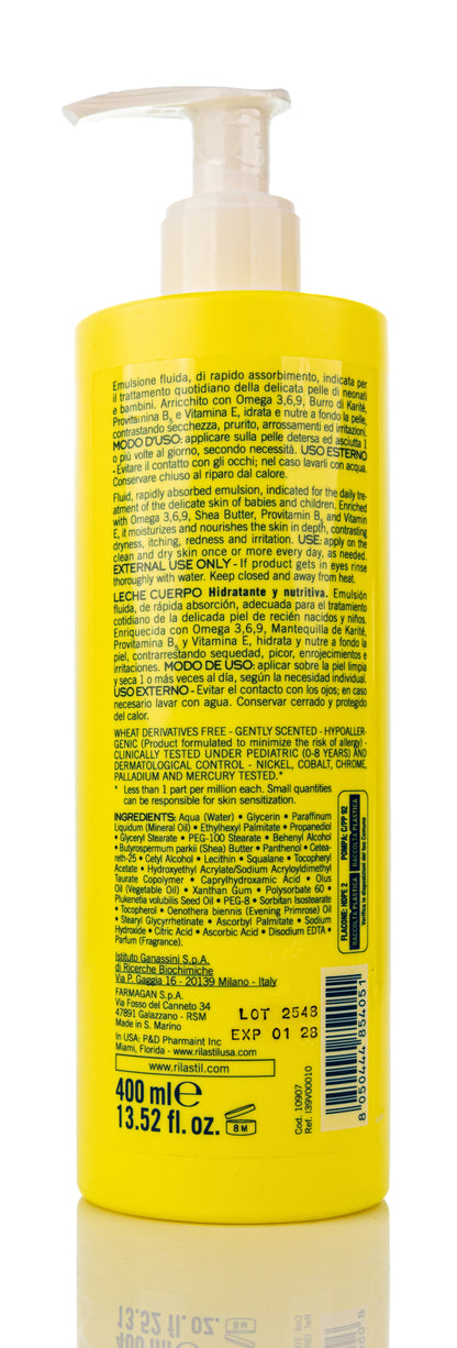 Rilastil Dermastil Pediatric Body Hair Clean 400 Ml
