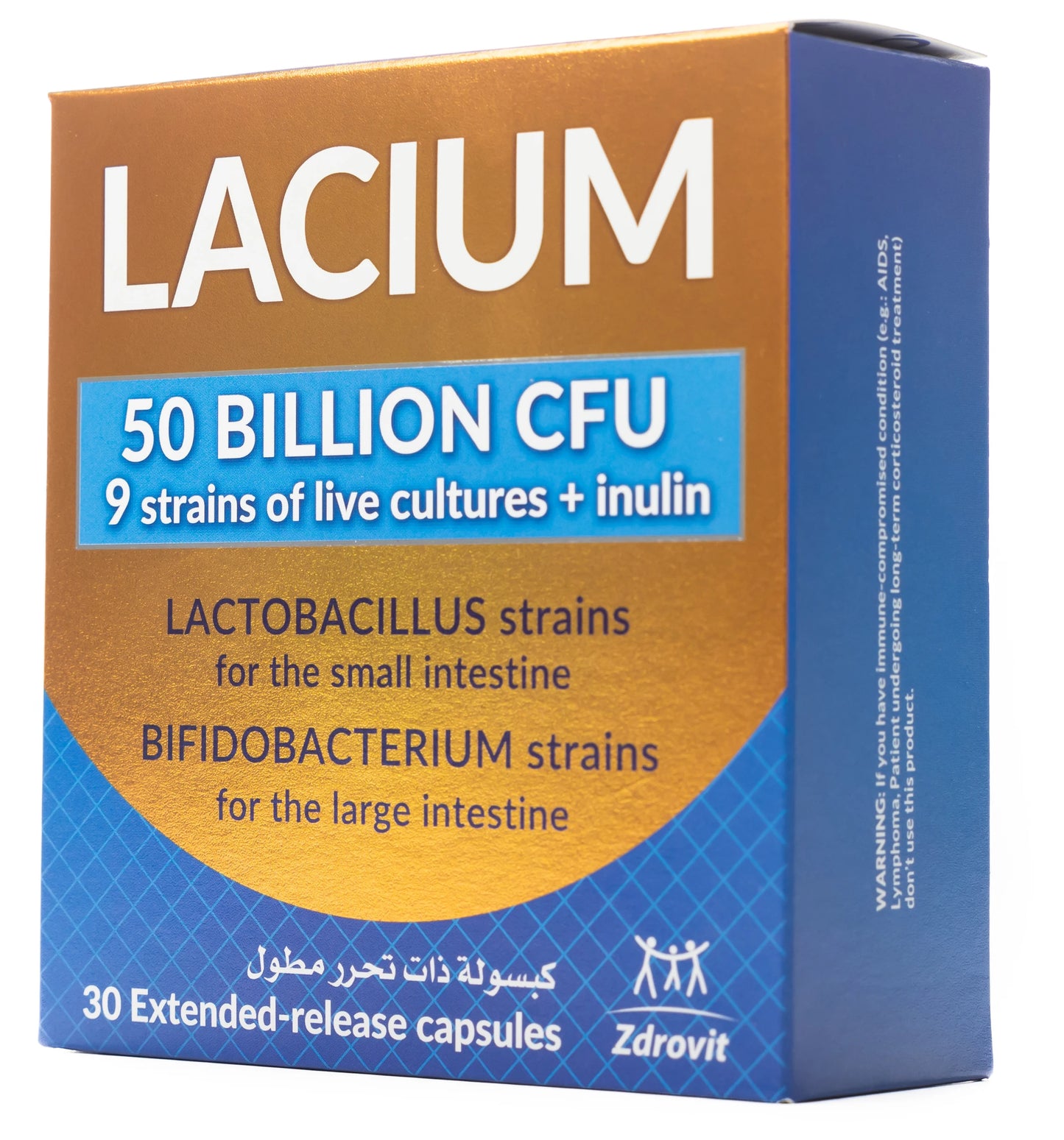Zdrovit Lacium 50 Billion 30 Capsules