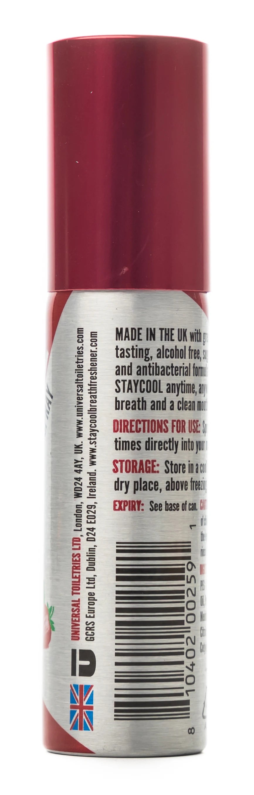 Staycool Breath Freshener Spray Strawberry 20ml