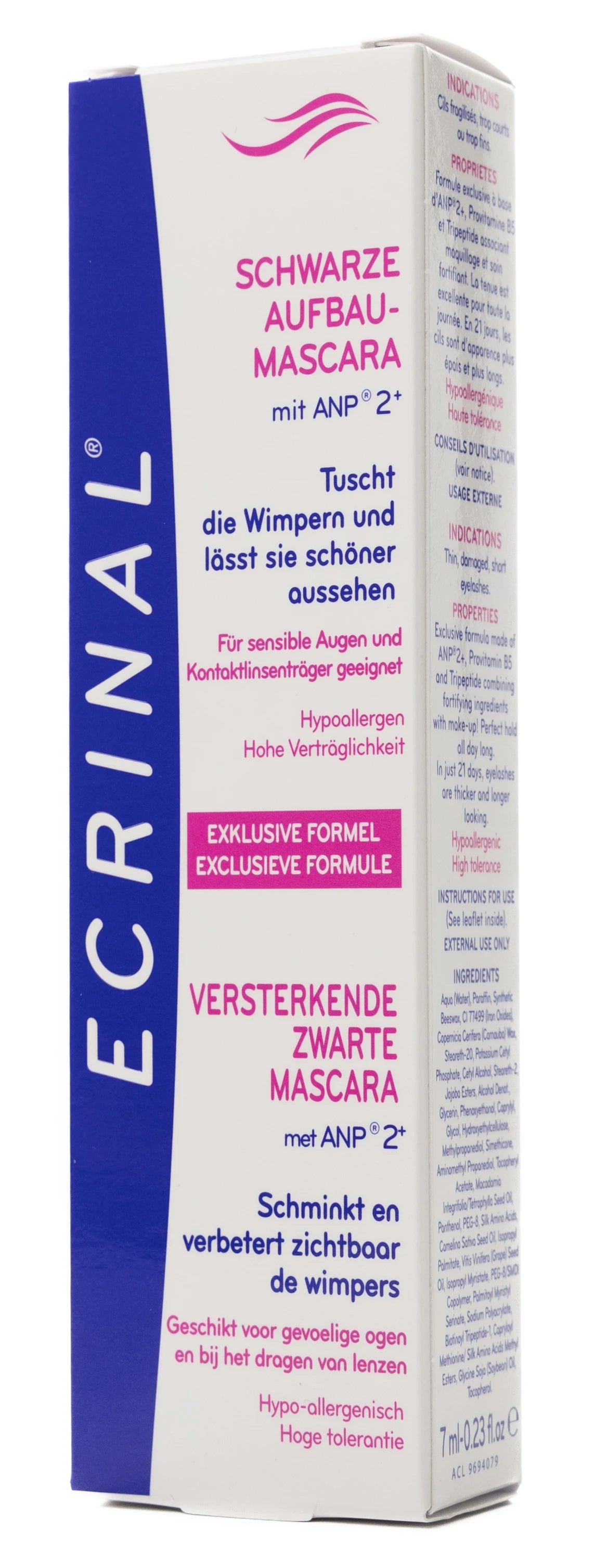 Ecrinal ANP 2+ Fortifying Black Mascara 7 Ml