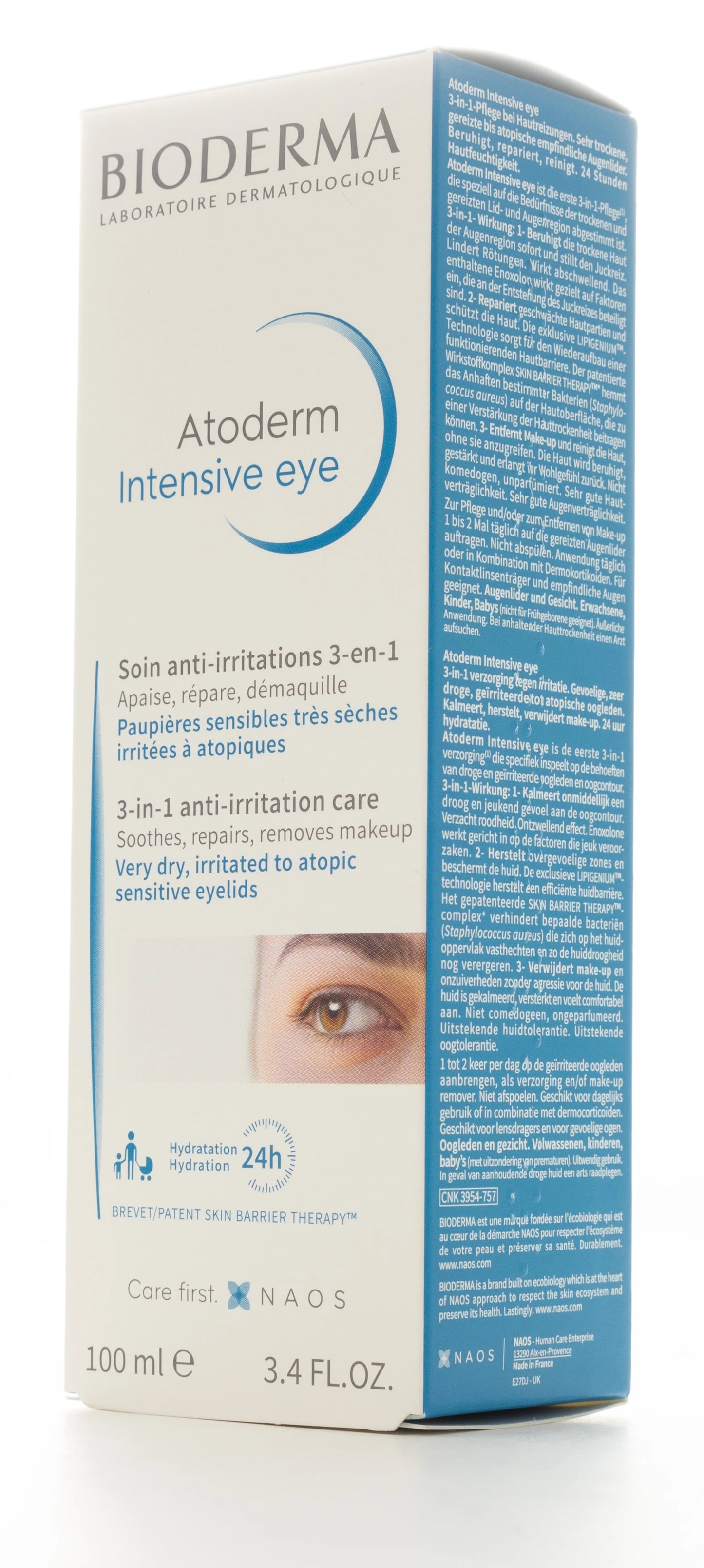 Bioderma Atoderm Intensive Eye 3-in-1 Anti-Irritation Care 100 Ml
