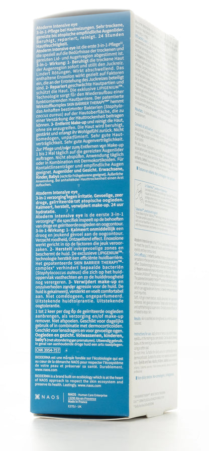 Bioderma Atoderm Intensive Eye 3-in-1 Anti-Irritation Care 100 Ml