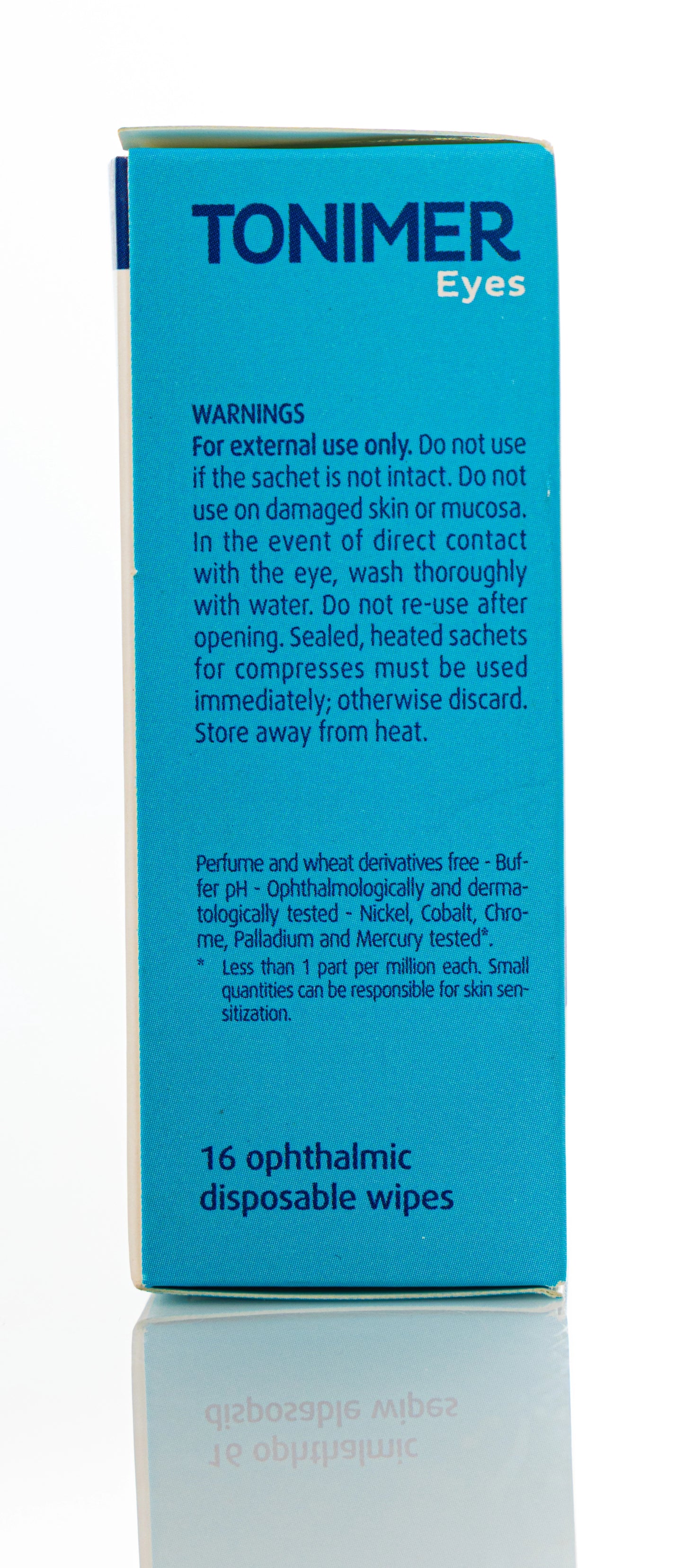 Tonimer Eyes Opthalmic Wipes 16 Pieces