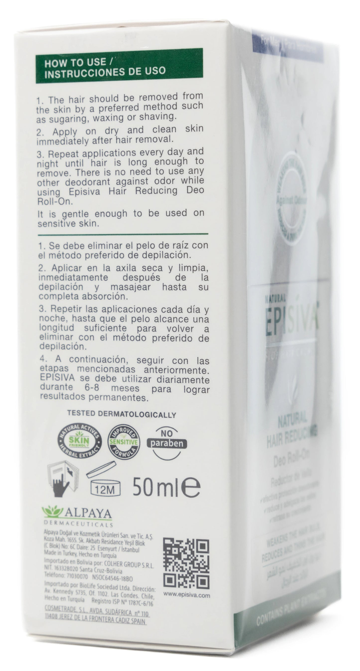 Episiva Stop Hair Growth Deo Roll-On for Men 50 Ml