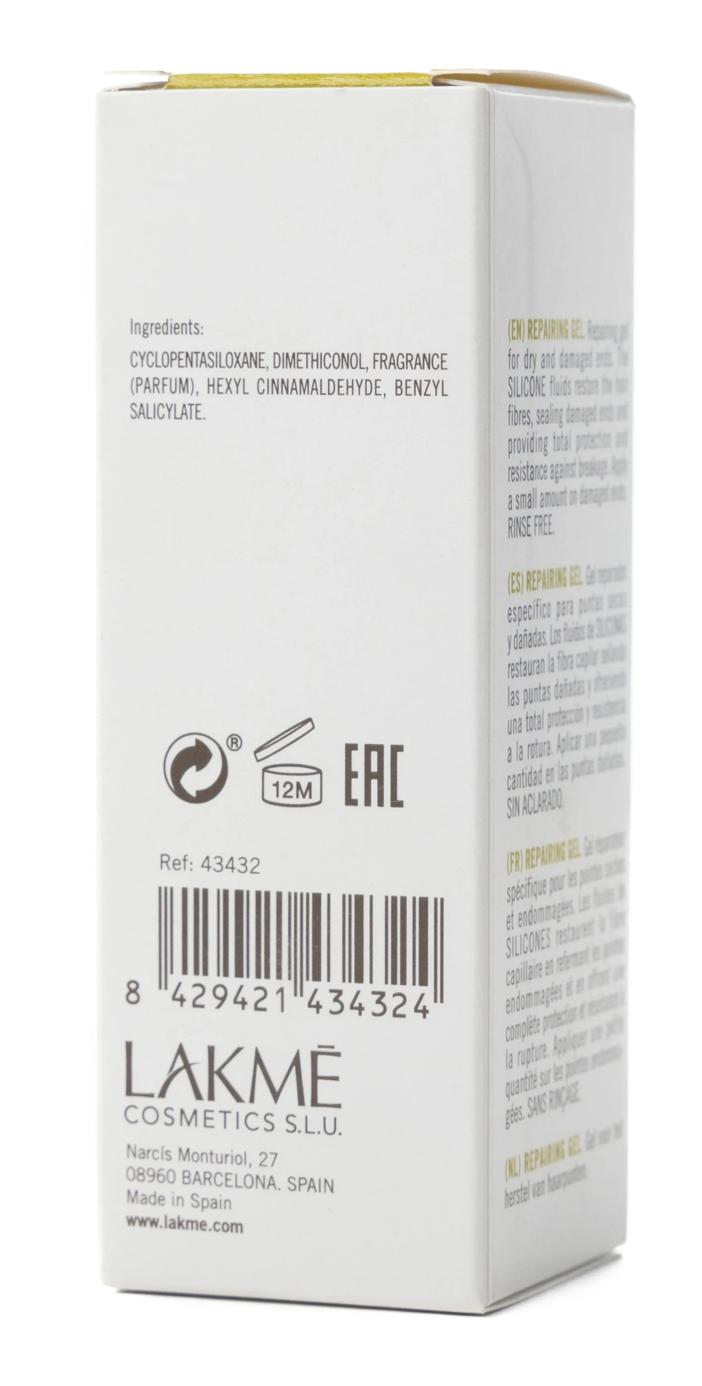 Lakme K.Therapy Repair Gel [Dry Hair] 30 Ml