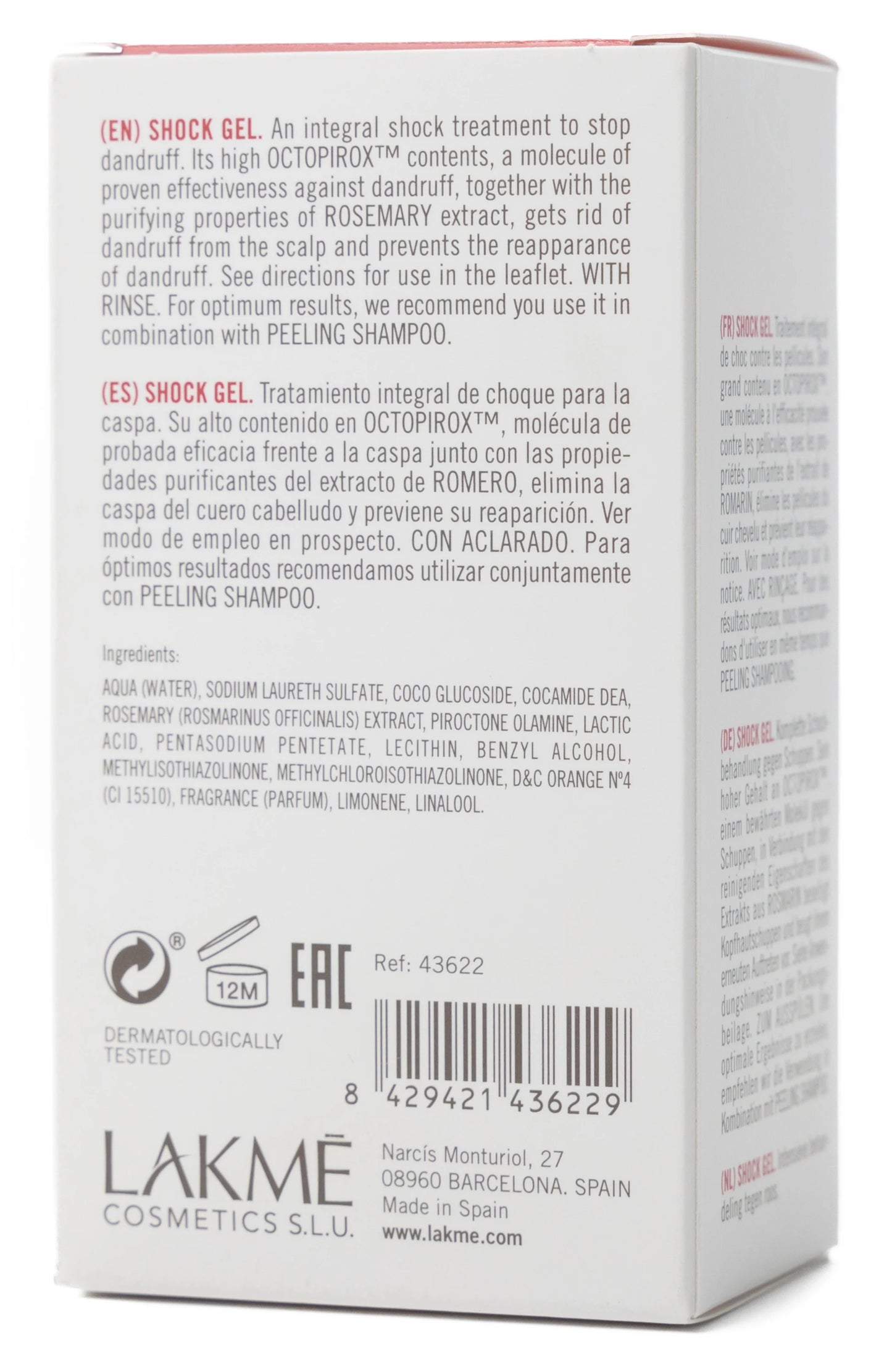 Lakme K.Therapy Peeling Shock Gel 15 Ml