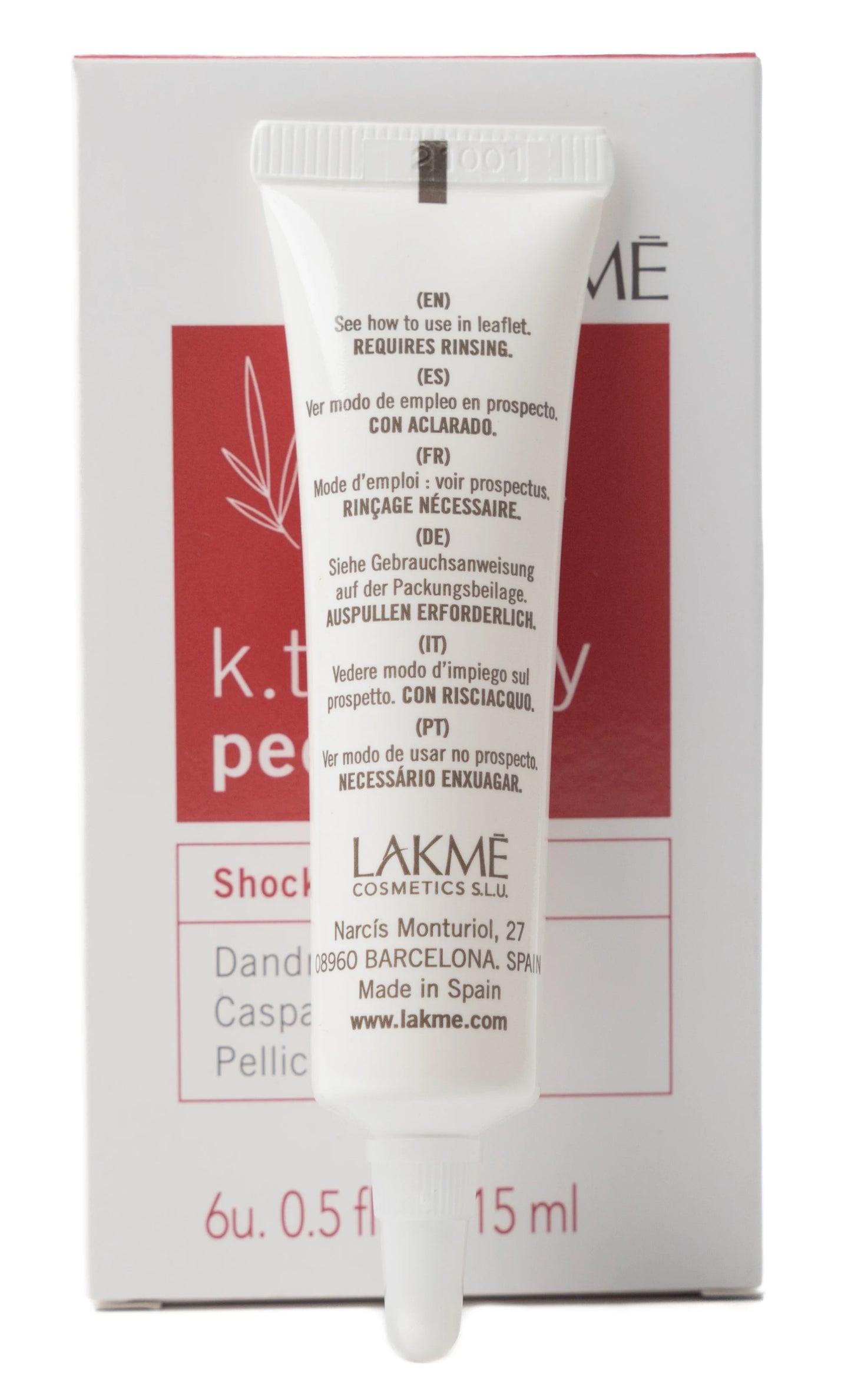 Lakme K.Therapy Peeling Shock Gel 15 Ml