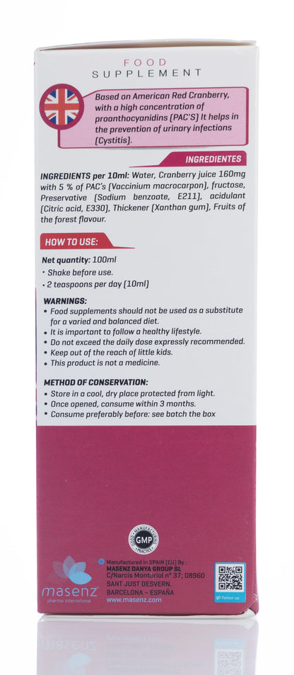 Mas Nutra Cran Juice 100 Ml