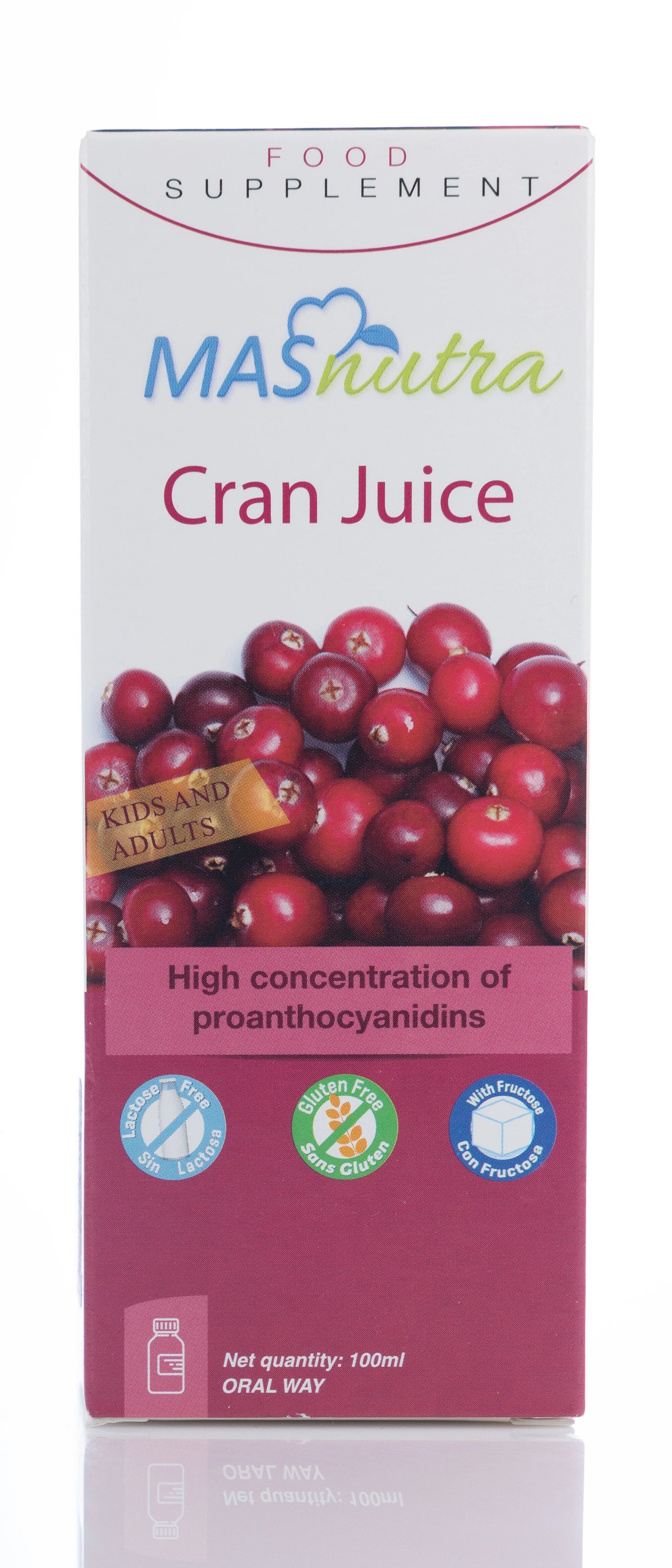 Mas Nutra Cran Juice 100 Ml