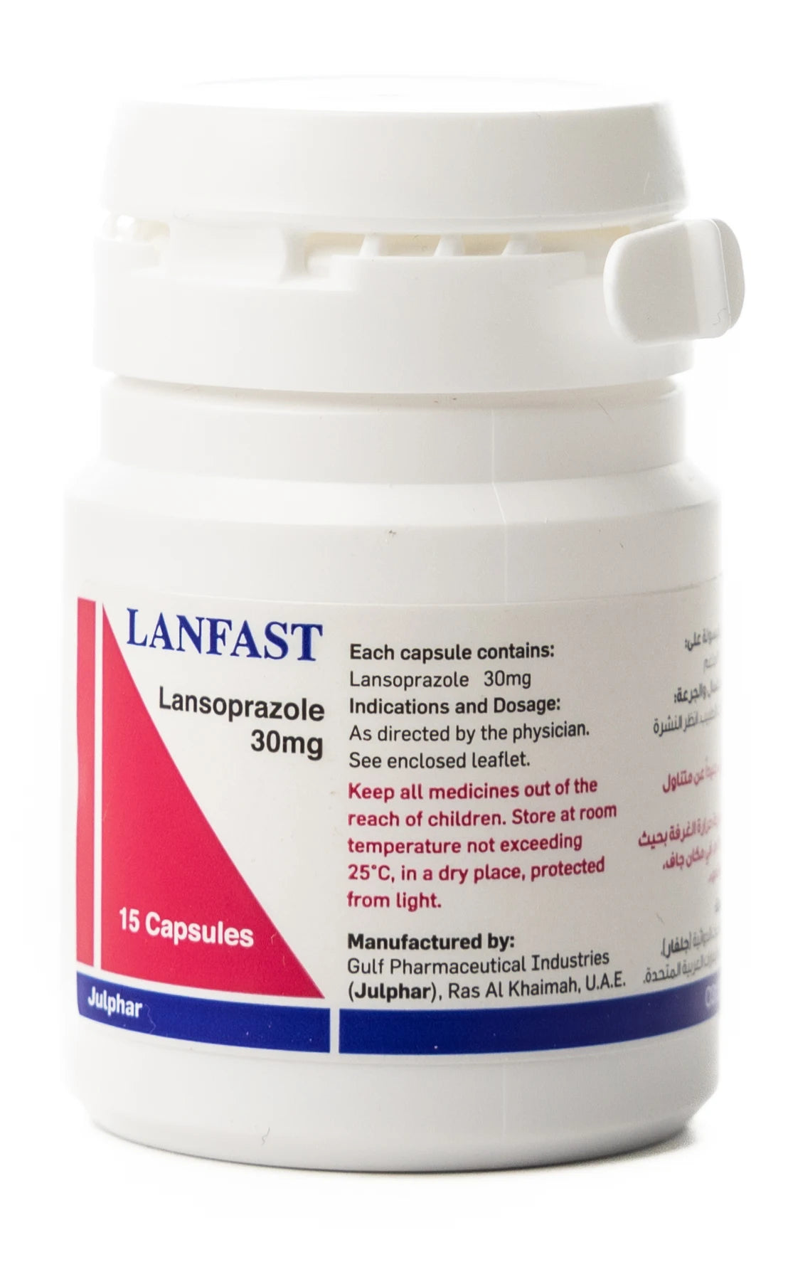 Lanfast 30Mg 15 Capsules