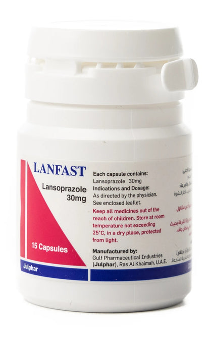 Lanfast 30Mg 15 Capsules