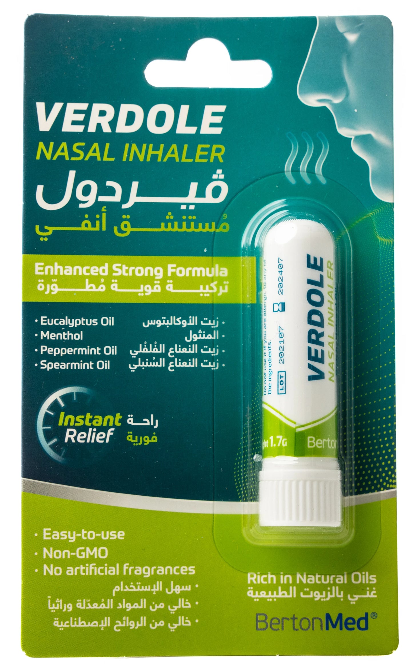 Verdole Nasal Inhaler 1.7Gm