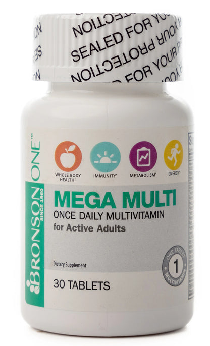 Bronson One Mega Multivitamins & Minerals 30 Tablets