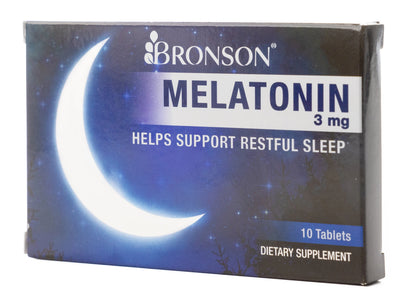Bronson Melatonin 3 mg 10 Tablets