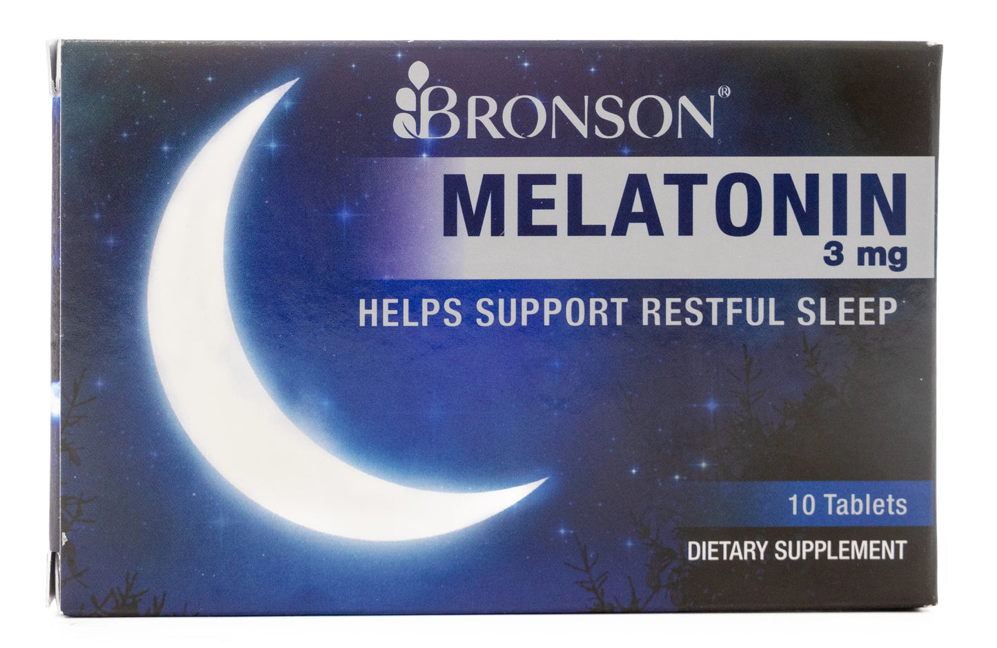 Bronson Melatonin 3 mg 10 Tablets
