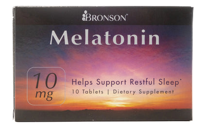 Bronson Melatonin 10 mg 10 Tablets