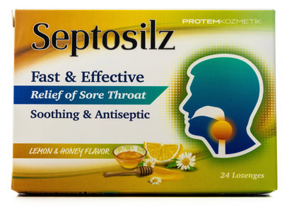 Septosilz Lemon & Honey 24 Lozenges