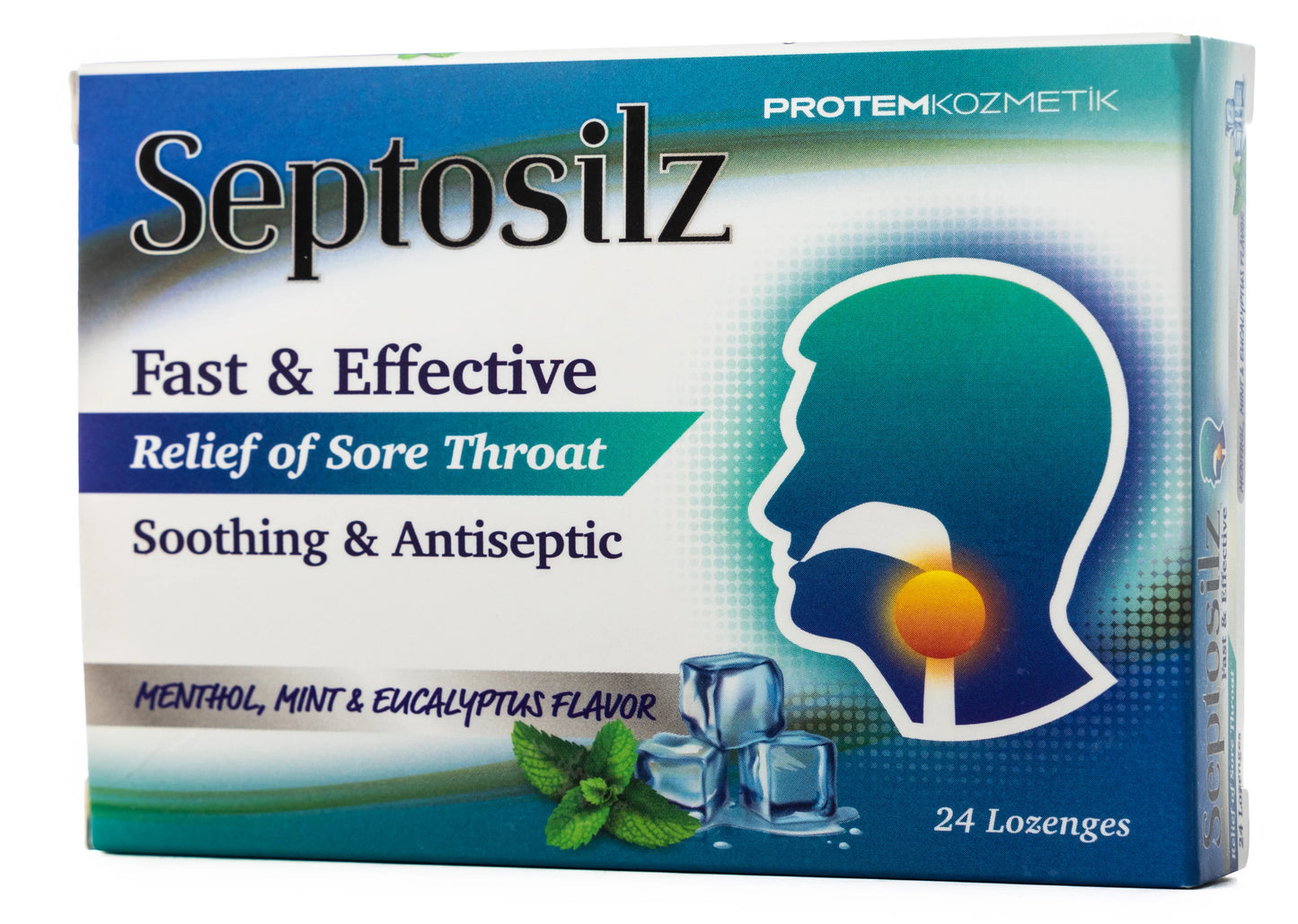 Septosilz Menthol & Eucalyptus 24 Lozenges