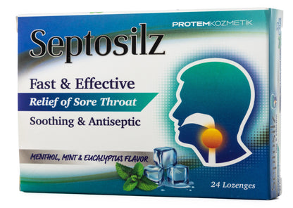 Septosilz Menthol & Eucalyptus 24 Lozenges