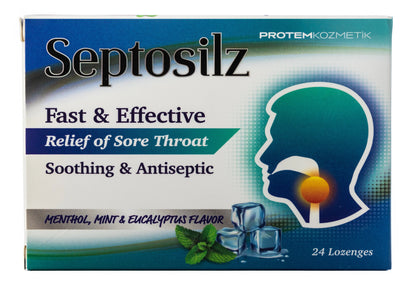 Septosilz Menthol & Eucalyptus 24 Lozenges