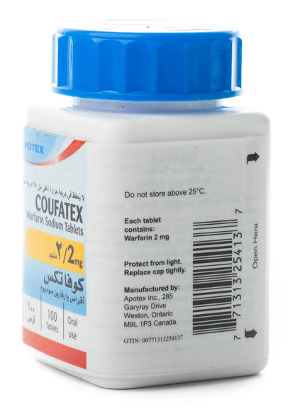 Coufatex 2Mg 100 Tablets