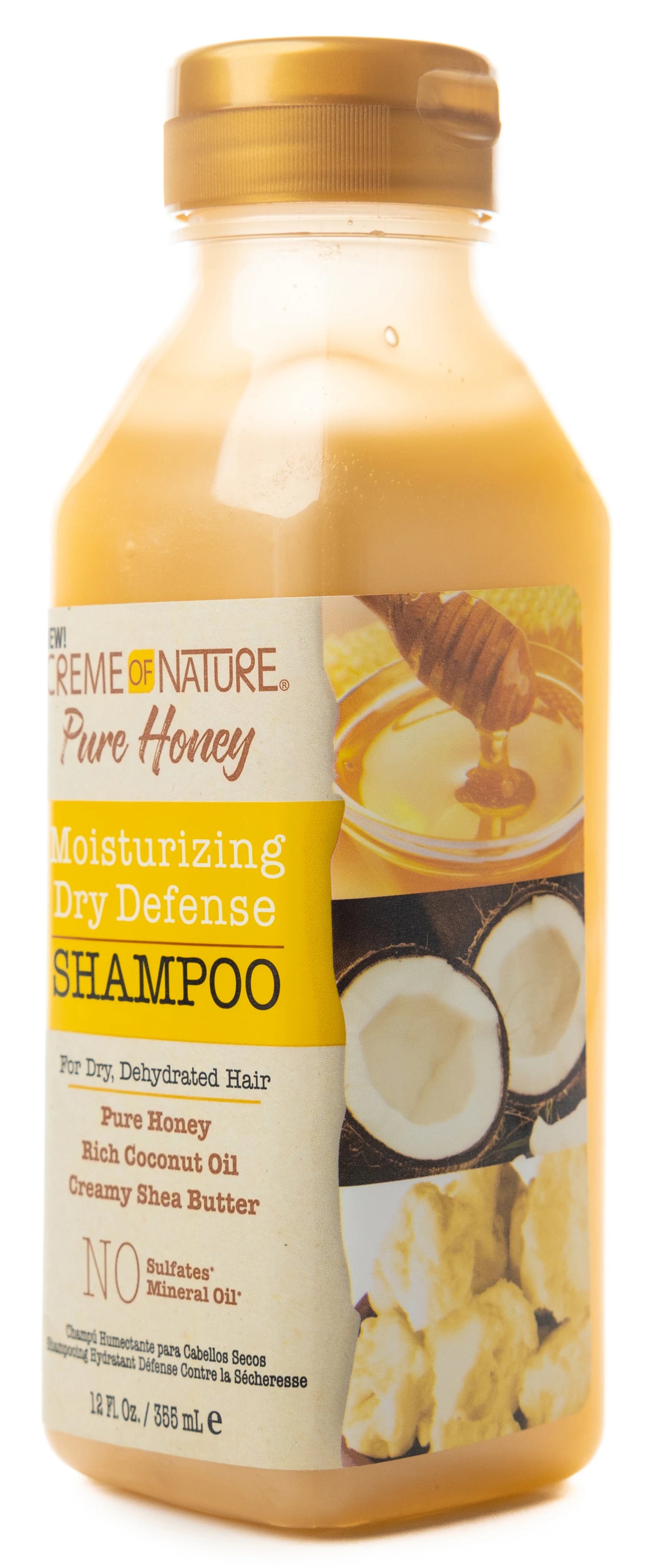 Creme of Nature Pure Honey Moisturizing Dry Defense Shampoo 355 Ml