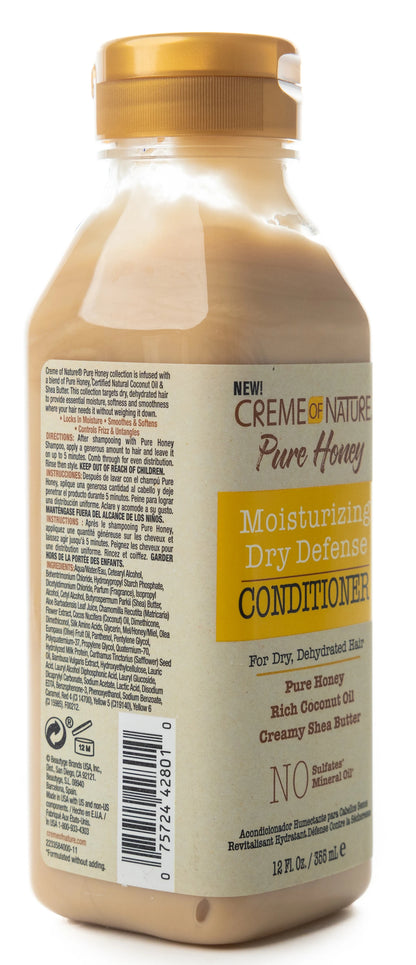 Creme of Nature Pure Honey Moisturizing Dry Defense Conditioner 355 Ml