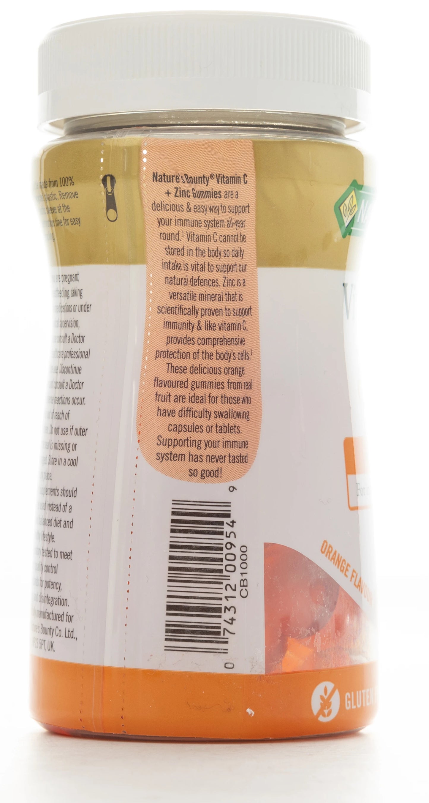 Nature's Bounty  Vitamin C+ Zinc Gummies 60 Gummies