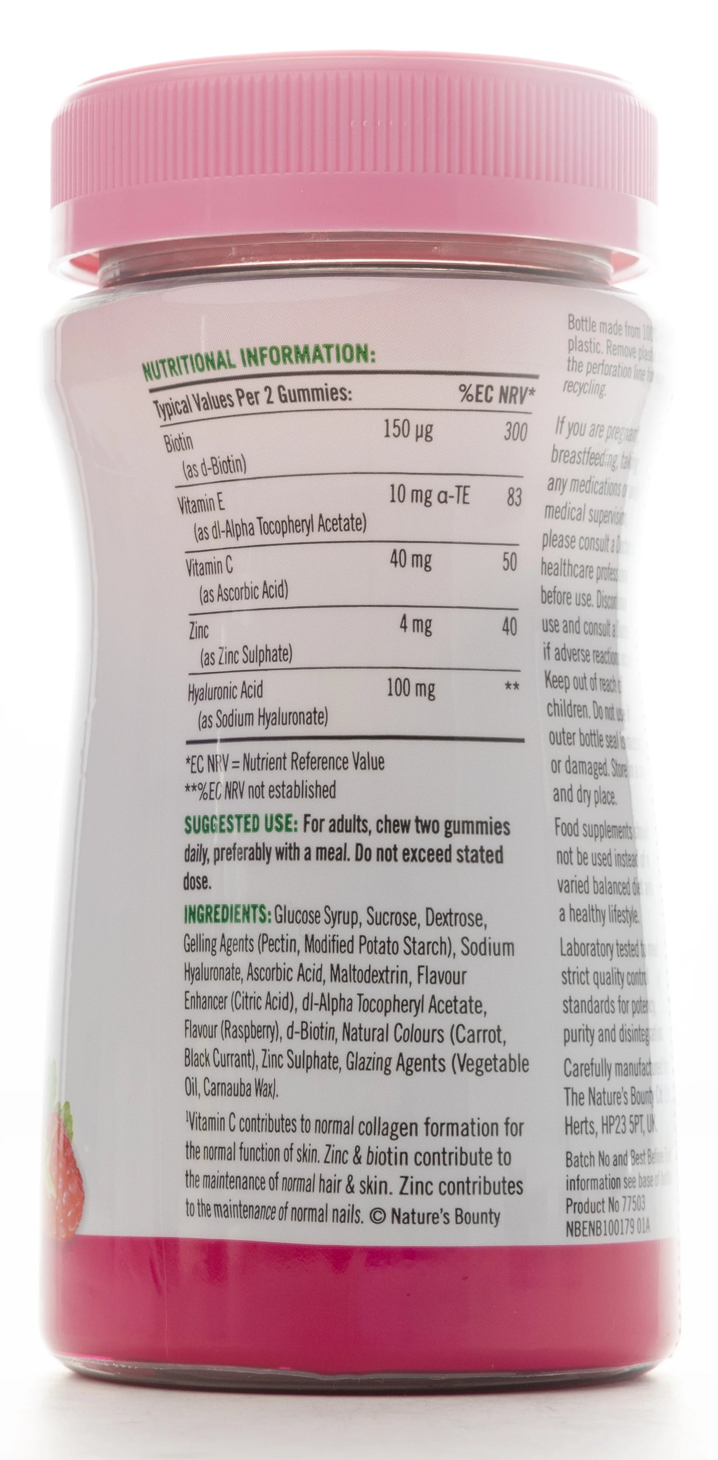 Nature's Bounty Beautiful Skin with Hyaluronic Acid 60 Gummies